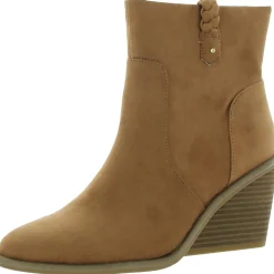 Mirage Faux Suede Booties Ankle Boots