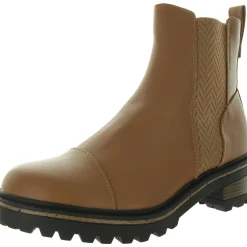 Mirette Faux Leather Ankle Booties