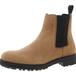 Mixed Media Nubuck Chelsea Boots