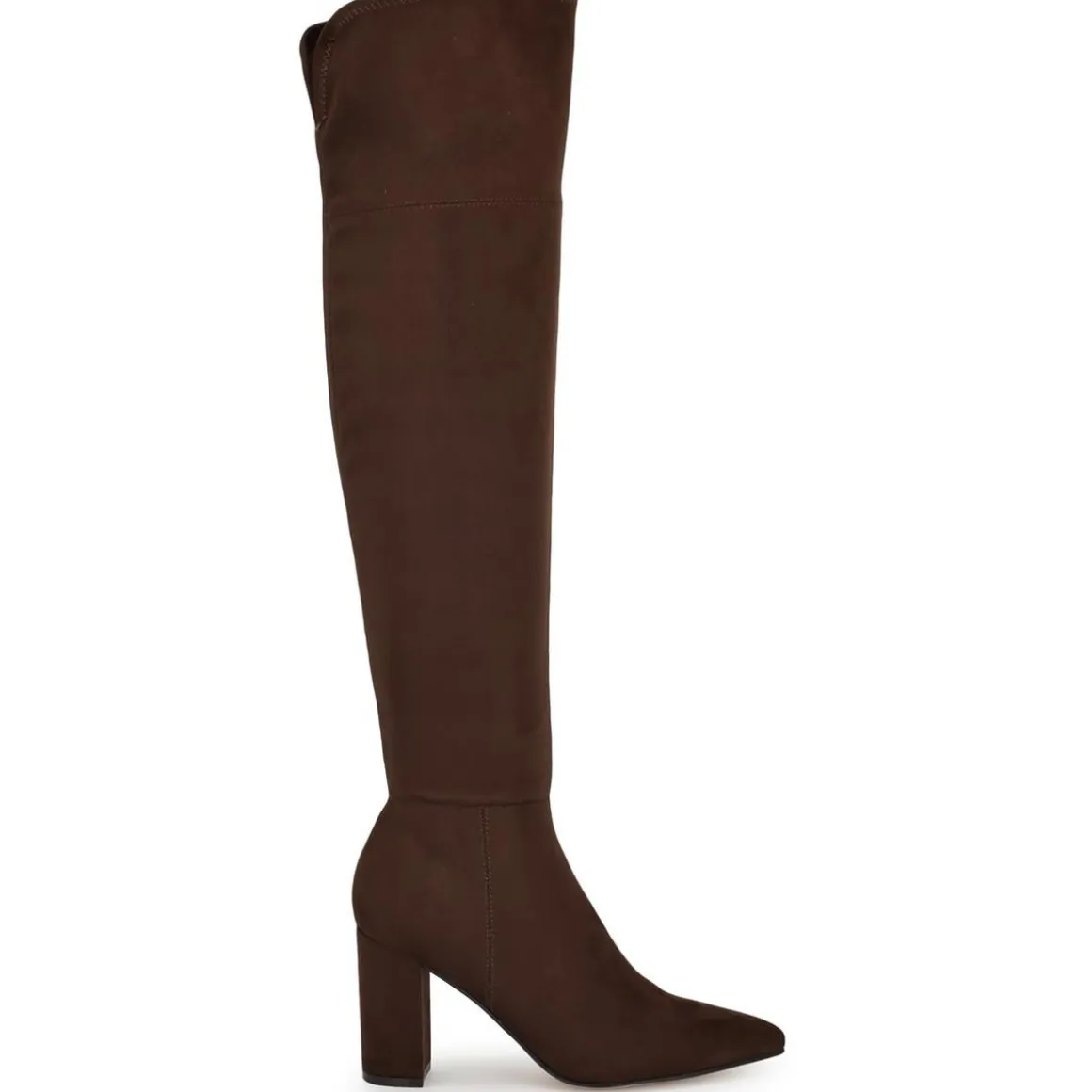 Miykah 2 Faux Suede Pointed Toe Over-The-Knee Boots
