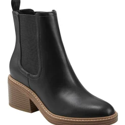 Modesty Cushioned Footbed Stack Heel Ankle Boots