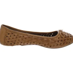 MOGENI Leather Ballet Flats