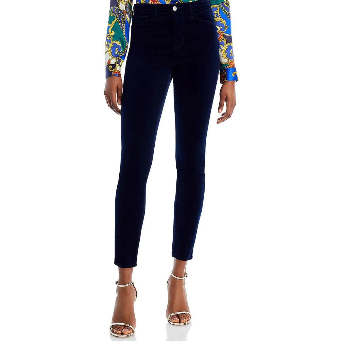 Monique Velvet Ultra High Rise Skinny Pants
