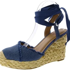 Moniquee Wedges Closed Toe Ankle Strap
