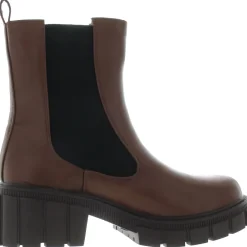 Montana Lug Stretch Leather Mid-Calf Boots