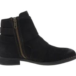 Moraga Zipper Leather Booties