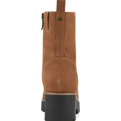 morgan Faux Suede Zipper Ankle Boots