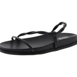 Morgan Leather Slide Sandals