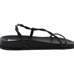 Morgan Leather Slide Sandals