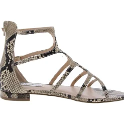 Morocco Snake Print Faux Leather Block Heel