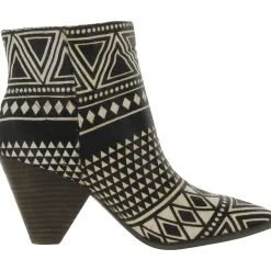 Munise 2 Leather Calf Hair Booties