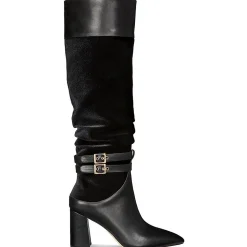 Myrilla Mixed Media Riding Knee-High Boots