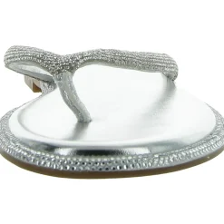 Myrline Rhinestone Slip On Thong Sandals