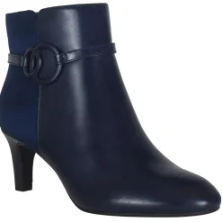 Najila Faux Leather Ankle Booties