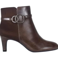 Najila Faux Leather Ankle Booties
