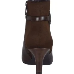 Najila Faux Leather Ankle Booties