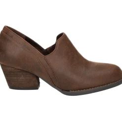 Nakia Faux Leather Slip On Booties