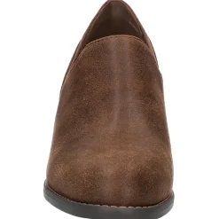 Nakia Faux Leather Slip On Booties