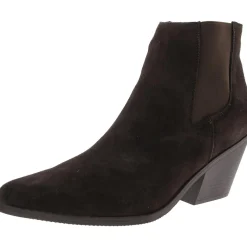 Nanite Zip Up Pointed Toe Ankle Boots