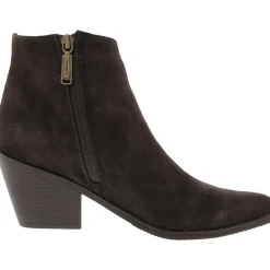 Nanite Zip Up Pointed Toe Ankle Boots