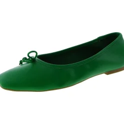 Naomiep Faux Leather Slip On Ballet Flats