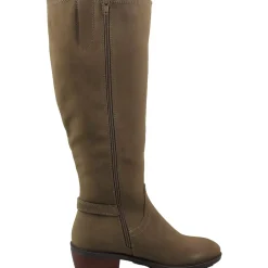 Nena Leather Round Toe Knee-High Boots
