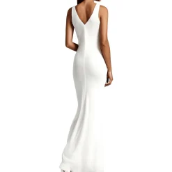 NETTING EMBELLISHED Evening Dress