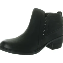 NEVA LO Embroidered Leather Chelsea Boots