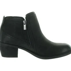 NEVA LO Embroidered Leather Chelsea Boots