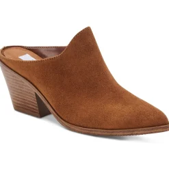 Nia Suede Slip On Mules