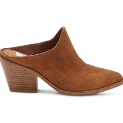 Nia Suede Slip On Mules