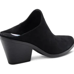 Nia Suede Slip On Mules