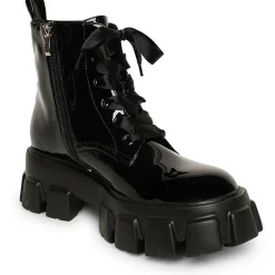 NIA Lugged Sole Combat Boots Ankle Boots
