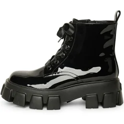NIA Lugged Sole Combat Boots Ankle Boots