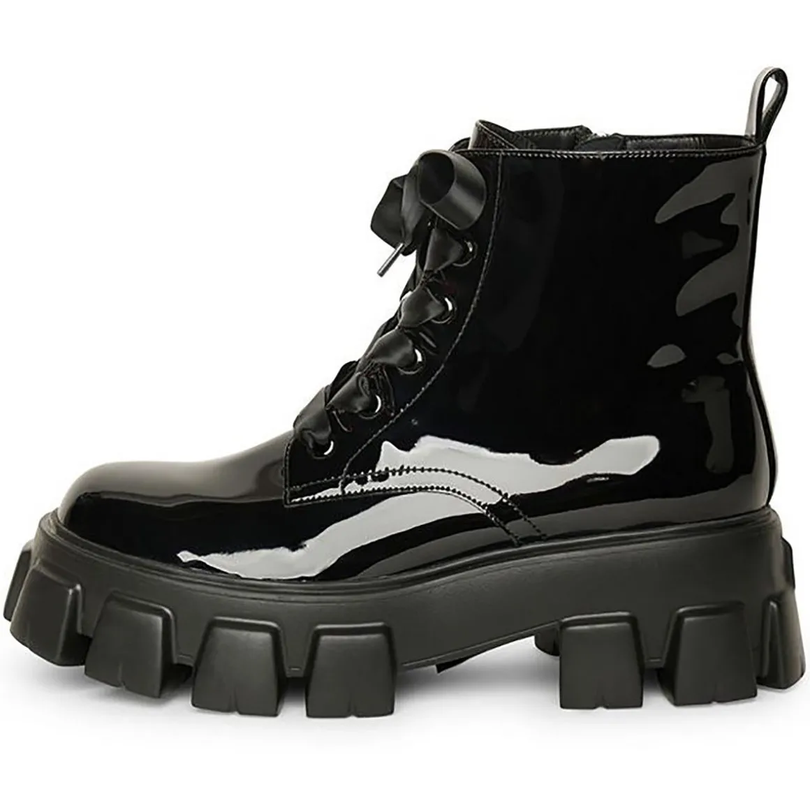 NIA Lugged Sole Combat Boots Ankle Boots