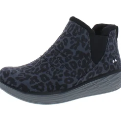 Niah Water Repellent Faux Suede Ankle Boots