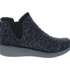 Niah Water Repellent Faux Suede Ankle Boots