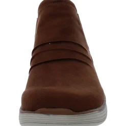 Niah Water Repellent Faux Suede Ankle Boots