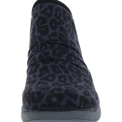 Niah Water Repellent Faux Suede Ankle Boots