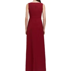 Nicolette Pleated Evening Dress