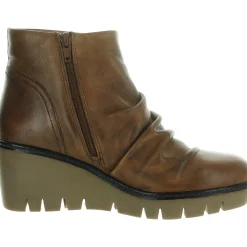 Nift Tee Slouchy Leather Wedge Boots