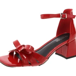 Nissy Patent Bow Ankle Strap