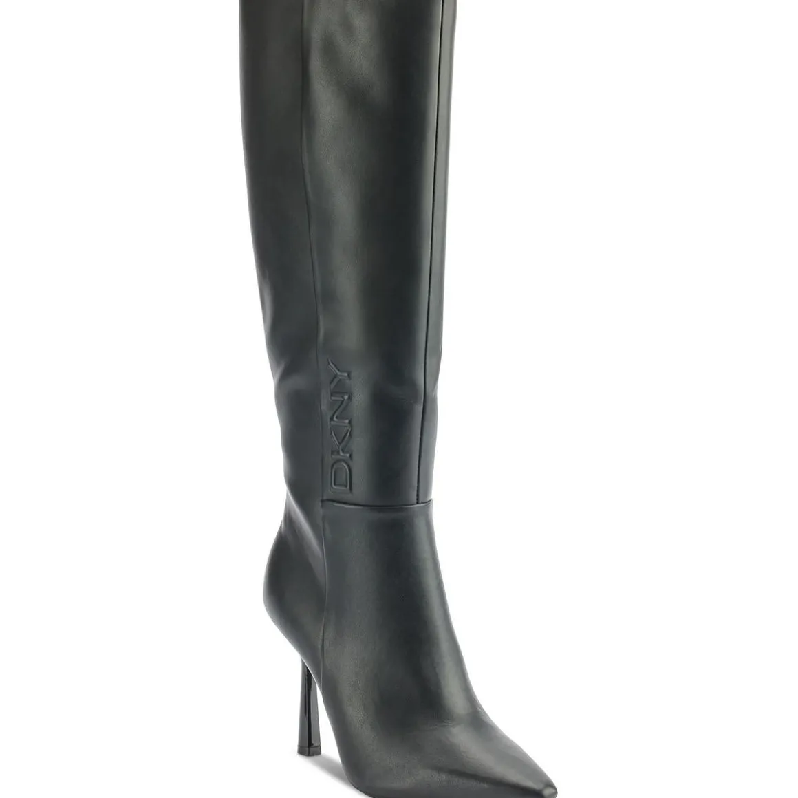 Nixie Solid Faux Leather Knee-High Boots