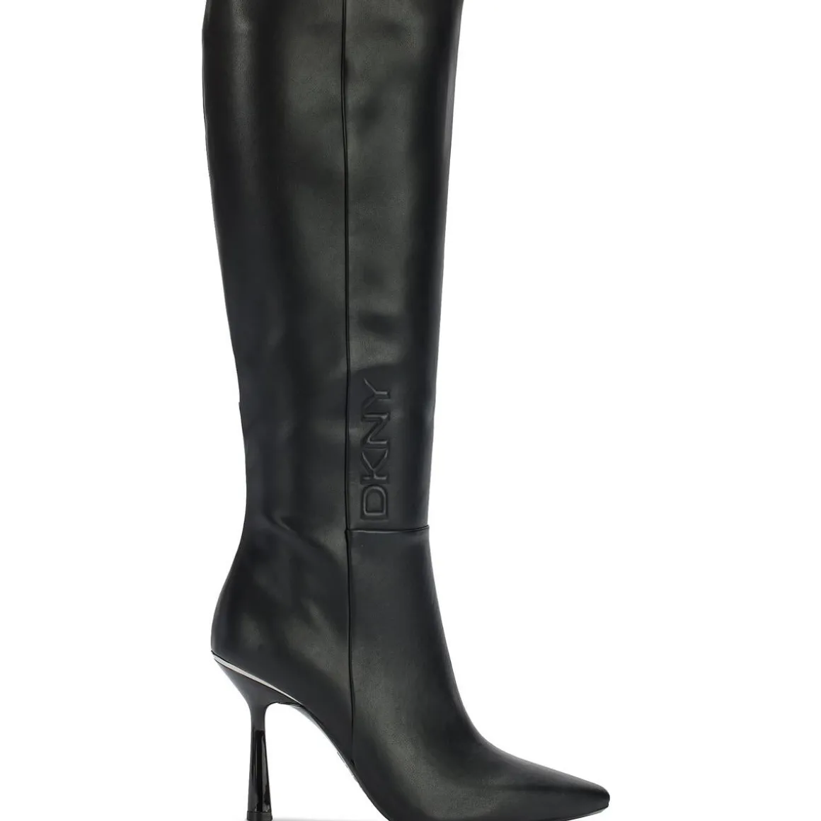 Nixie Solid Faux Leather Knee-High Boots