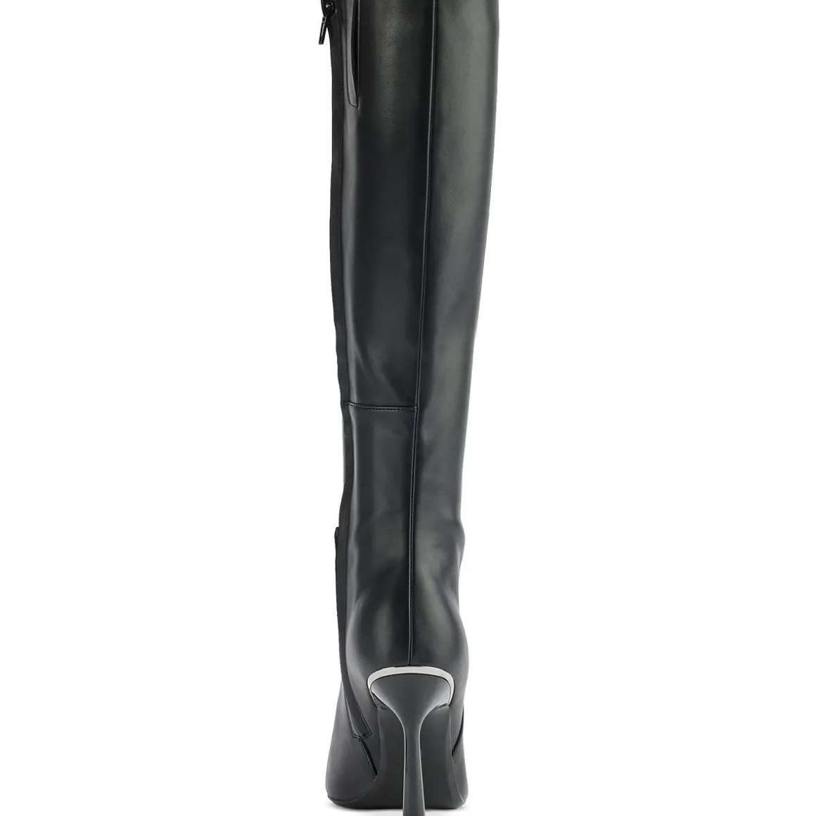 Nixie Solid Faux Leather Knee-High Boots