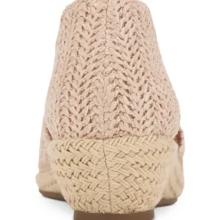 Noa Leather Open Toe Wedge Heels