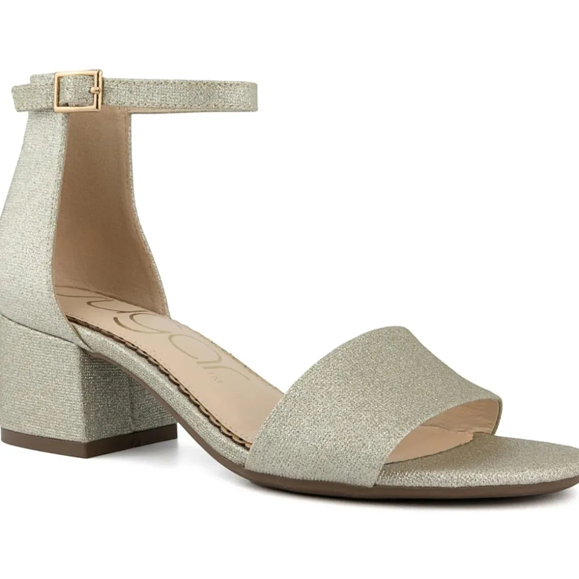 Noelle Microsuede Ankle Open-Toe Heels