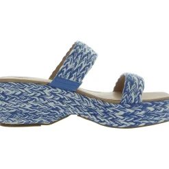 Norina Raffia Open Toe Platform Sandals