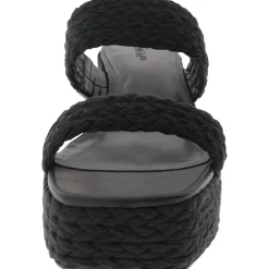 Norina Raffia Open Toe Platform Sandals