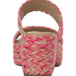 Norina Raffia Open Toe Platform Sandals